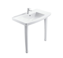 Раковина Creo Ceramique ORLEANS, 800х545х865, на двух ножках, белая
