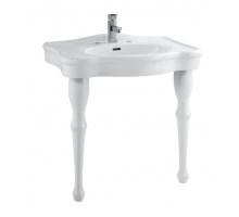 Раковина на двух фигурных ножках Creo Ceramique ORLEANS  810х550х855, белая